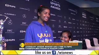 Members of Yuwa an Indian NGO given Laureus award in Monaco