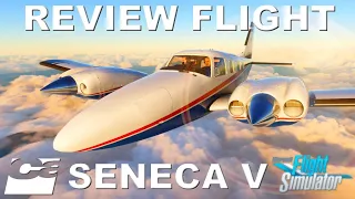 Carenado Piper Seneca V | Full Flight Review | Microsoft Flight Simulator 2020