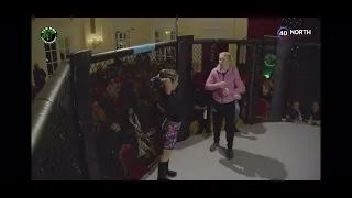 RAW MMA NATION Aisha Barwick (Hybrid MMA)vs Grainne Heap (Relentless) 3x2 minute - cage fight kids