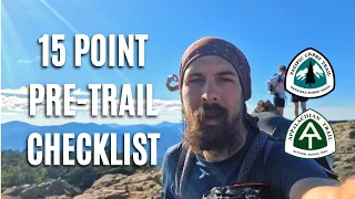 15 Things to organize before starting a thru-hike [Appalachian Trail Pacific Crest Trail 2023]