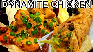 Restaurant style DYNAMITE CHICKEN/Dynamite Chicken Wrap/ P F Chang’s style/Easy chicken Recipes