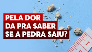 Como saber se a pedra no rim saiu? O cálculo renal foi eliminado quando  a dor parou?