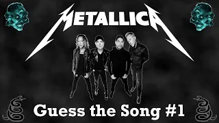 Guess the Song - Metallica #1 | QUIZ
