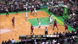 Lebron James 37 Pts 12 Ast 7 Reb  amazing dunk on terry and winner shot vs celtics 18 3 13   HD