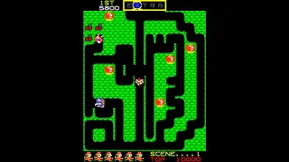 Mr Do! - Arcade Game (1982). First Level Gameplay.