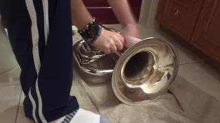 How To Clean A Marching Baritone