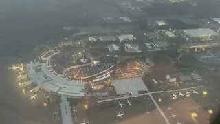 AirAsia X ‘s A330 go around at Perth Airport due to a heavy storm