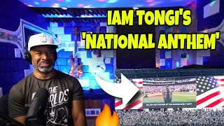 😲 Producer REACTS to IAM TONGI's Stellar National Anthem at MLB All Star Week HomeRun Derby! ⚾🎵"