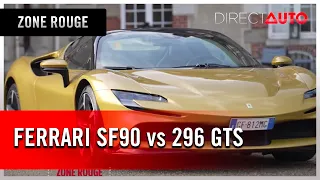Ferrari SF90 vs 296 GTS : lâchez les chevaux !