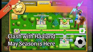 May Season is Here | Clash with Haaland Gold Pass | ( Clash of Clans )#clashofclans #clashersmit007