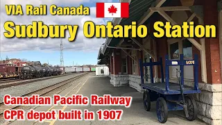 [ Canada Station ] VIA Rail Canada Sudbury Ontario Station