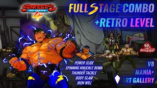 Streets of Rage 4/ V8/ Mania+/ Max/ Art Gallery Full Stage Combo + Retro Level!