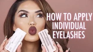 HOW TO APPLY INDIVIDUAL LASHES | iluvsarahii