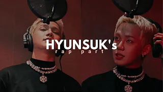 hyunsuk’s rap part in JIKJIN on loop