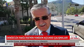 Denizcilik Fakültesi'nin Yeniden Açılması Çalışmaları