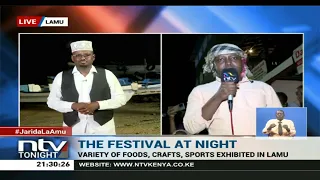 Lamu Cultural Festival at night