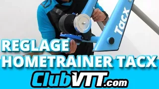 Hometrainer TACX Blue Twist - Montage et réglages du hometrainer - 166