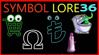 Symbol lore.Continuation Alphabet Lore But Too Many Different Symbols 36