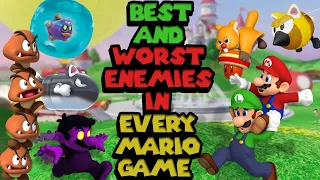 The Best and Worst Enemies in Every Mario Game