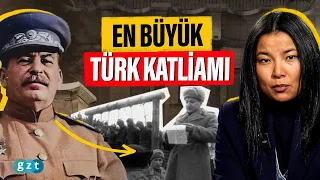 How did Stalin massacre 10 million Turks?