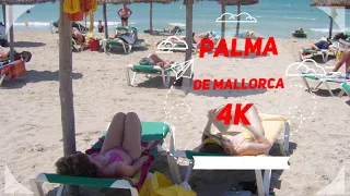 Palma de Mallorca | CITY WALK |BEACH WALK | Mallorca (Majorca) | Spain| 4k | Vlog