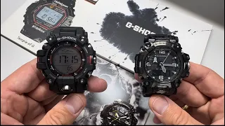 Comparing the new G-Shock GW-9500 Mudman vs. G-Shock GWG-2000 Mudmaster