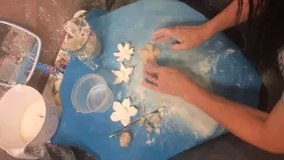 Ceramics Making a Flower
