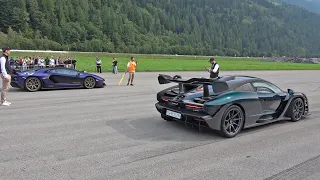 McLaren Senna vs Lamborghini Aventador SVJ vs McLaren P1