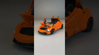 Miniature Orange McLaren 720s converter diecast model car #cars #modelcars #diecast