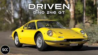 FERRARI 246 GT | 246GT DINO 1971 - Test drive in top gear - V6 Engine sounds! | SCC TV