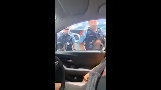 Police smash open so-called sovereign citizen’s window in dramatic arrest