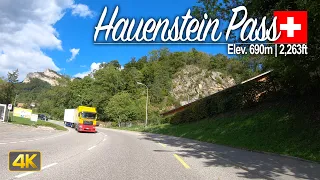 Hauenstein Pass, Switzerland 4K 🇨🇭 Driving from Olten to Liestal