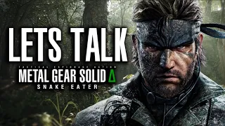 Lets Talk About That Metal Gear Solid 3 Remake ''MGS Delta''