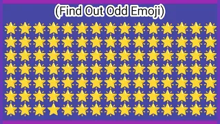 HOW GOOD ARE YOUR EYE l Find the odd emoji out l Emoji puzzle quiz