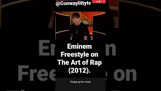 Eminem Freestyle on The Art of Rap (2012) #eminem