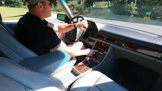 1987 Mercedes-Benz 560SEC Driving 9/29/21