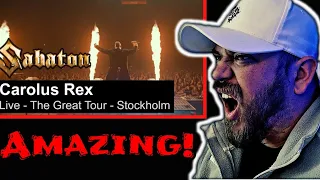 SABATON - Carolus Rex ( Live Stockholm) | REACTION!