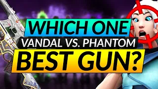 VANDAL or PHANTOM? Which One IS THE BEST and WHY? - Weapon Tips and Tricks - Valorant Guide