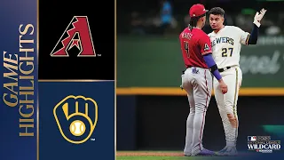 D-backs vs. Brewers Wild Card Game 1 Highlights (10/3/23) | MLB Highlights