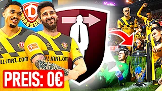 NUR MIT FREIEN SPIELERN ZUM CHAMPIONS LEAGUE TRIUMPH !!! 🆓😱 EA FC 24 Dresden Sprint To Glory