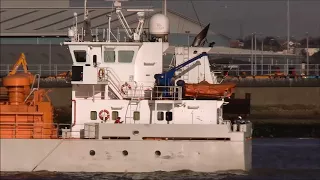 FROYA on the Thames, 19/01/2018. Thames Shipping by R.A.S.