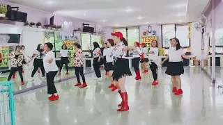 HALO-Line dance-Demo by Beginner Class-Choreo Muhammad Yani