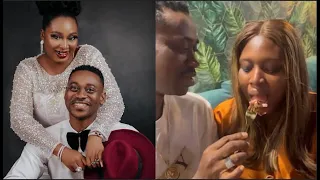 So Romantic! Actor Lateef Adedimeji Spoil His Wife Mo Bimpe With Special Treatment On Valentine’ day