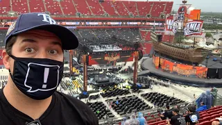 Wrestlemania 37 Tampa Bay - First Night Recap & My Experience - Fans Return To WWE w/ Storm Delays