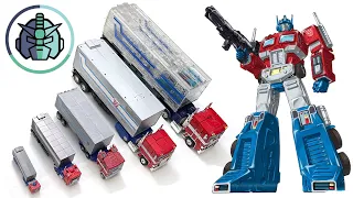 Transformers Optimus Prime with trailer G1 Dr Wu Earthrise Hasbro MP10 Wei Jiang トランスフォーマー 變形金剛