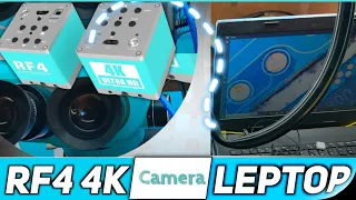 RF4 4K Microscope Cemara Full Setup in Leptop | Microscop Ko Leptop Me Connect kare | 100% Working