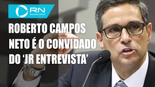 Roberto Campos Neto, presidente do Banco Central, é o convidado de hoje do 'JR Entrevista'