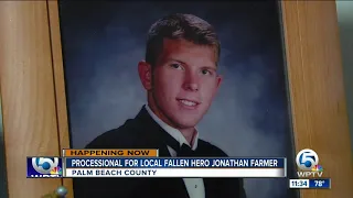 Private ceremony honors fallen soldier from Palm Beach County