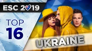 Top 16 - Ukraine Eurovision 2019 (Vidbir)