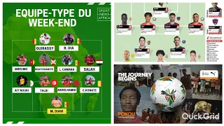 🔥11 Types africains du Week-End:Jackobs, Mory Diaw, Camara, Krépin et Boulaye nominés!